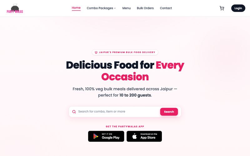 Partywalas website
